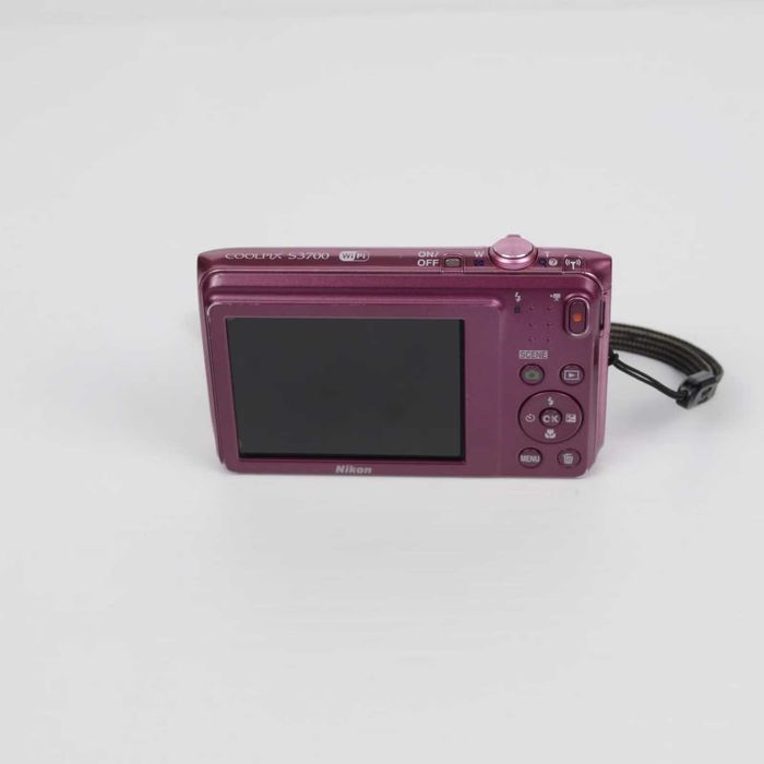 Nikon COOLPIX S3700, 20.1 MP Wi-Fi aparat foto  digital roz violet