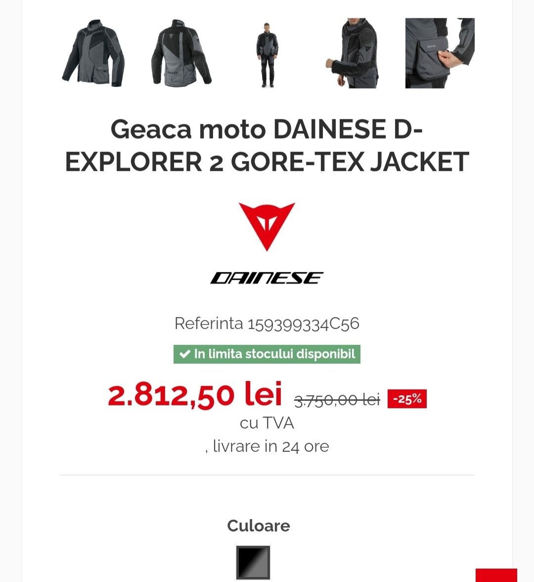 Geaca Dainese noua mărimea 98