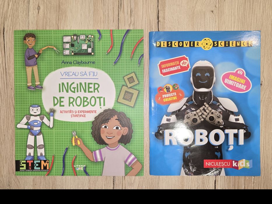 Set doua carti pentru pasionații de roboti
