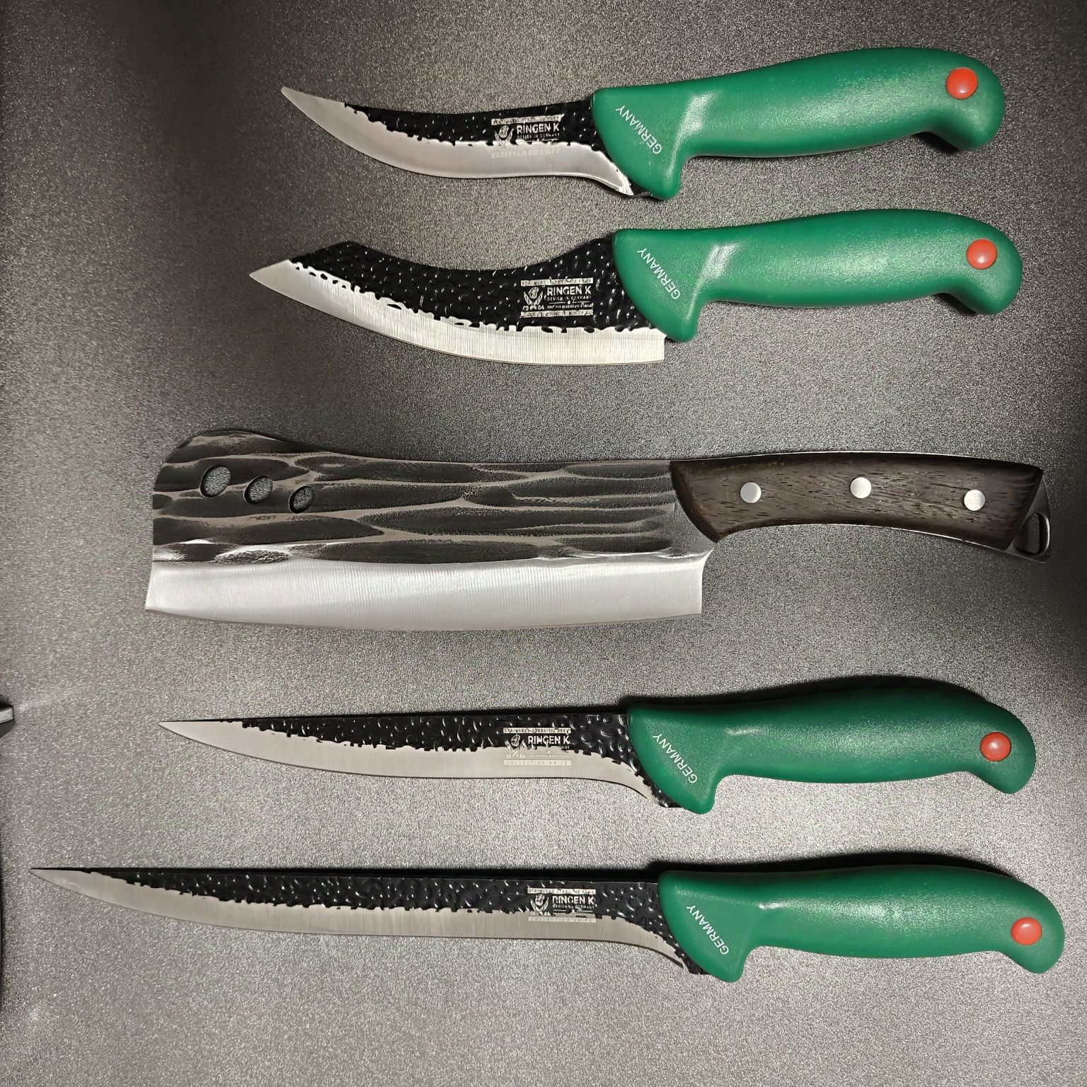 SET Cutite Macelarie 6 piese Germany Green