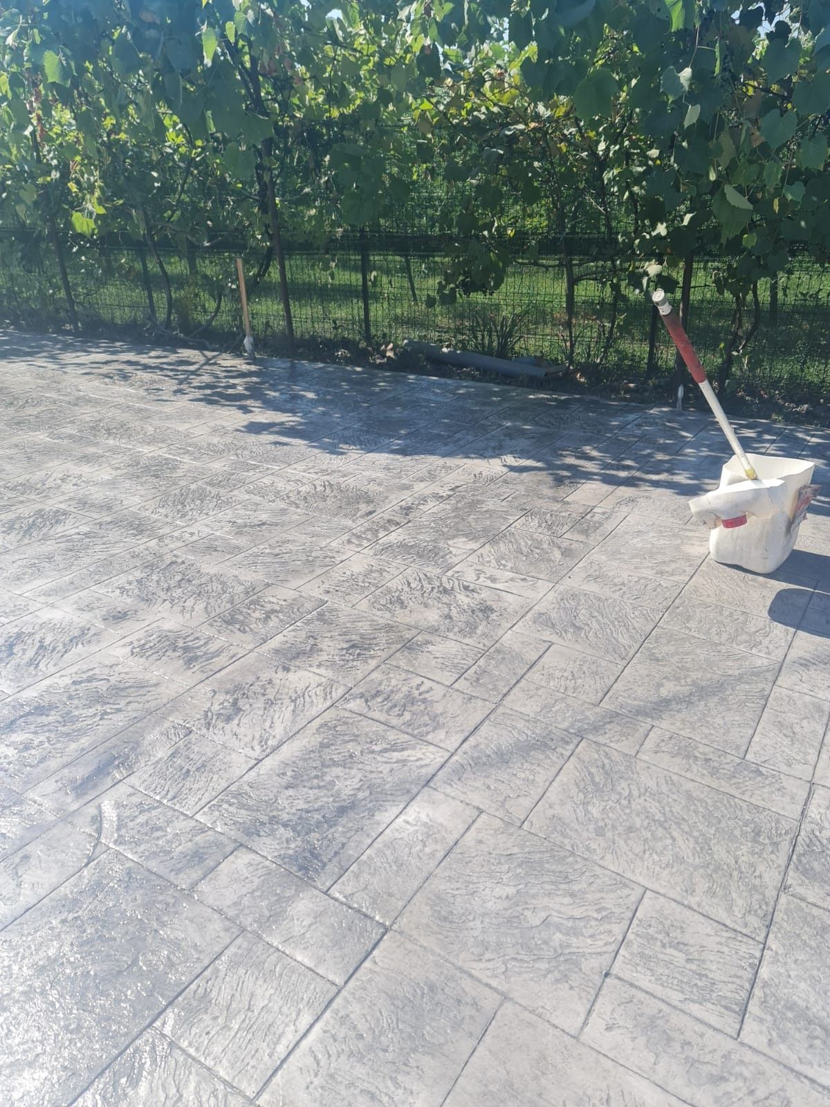 Beton amprentat și elicopterizat