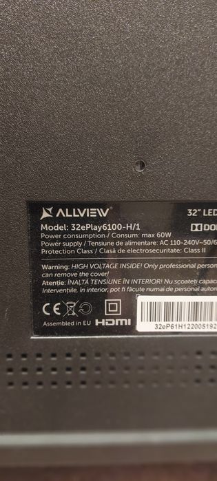 Smart tv android Allview ePlay 80 cm