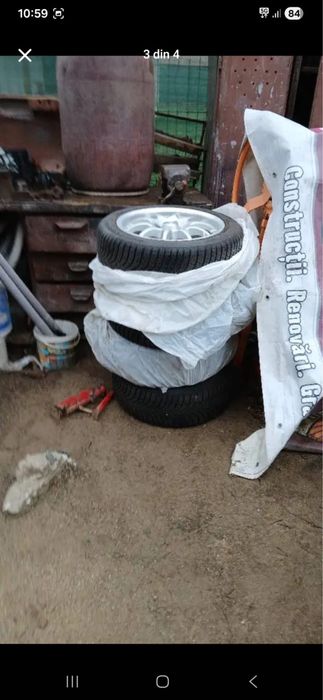 195/50/15 cauciucuri noi +jante ms