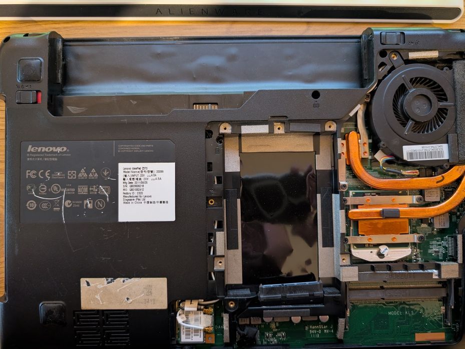 Lenovo z370 на части