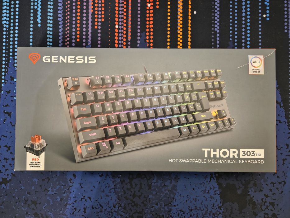 Genesis Thor 303 tkl механична клавиатура + подарък мишка