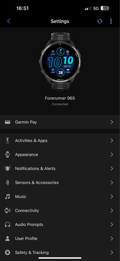 Смарт/Спортен Часовник Garmin Forerunner 965
