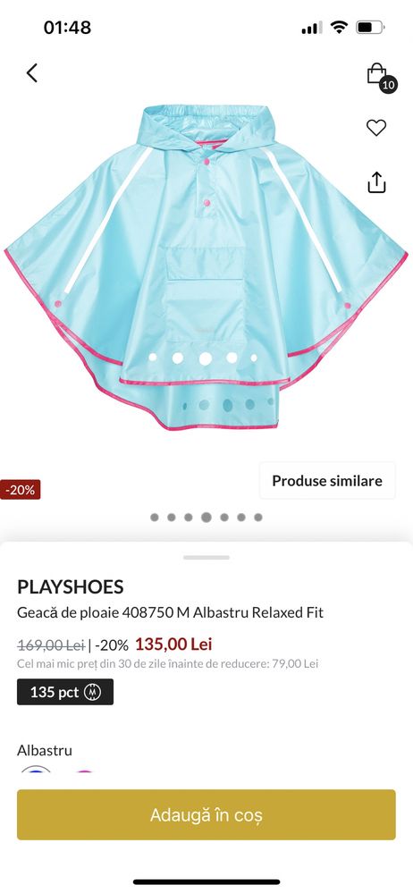 playshoes geaca de ploaie