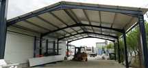 Sarpanta executam lucrari de renovare acoperis sau structura metalica