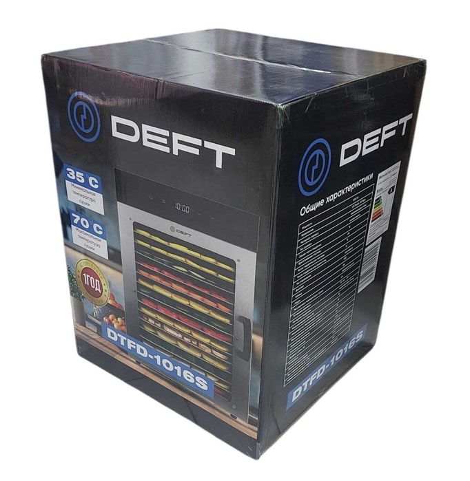 Сушилка для овощей и фруктов DEFT DTFD-1016S на 16шт коплектов!