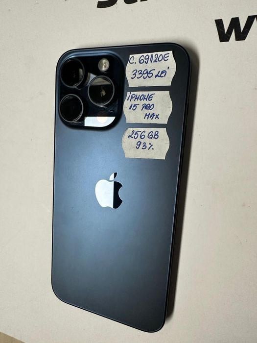 Iphone 15 Pro Max, 256GB, Bat.93% -T-