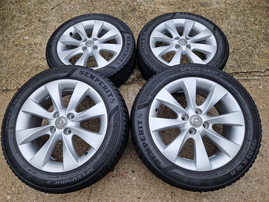 Jante Opel Corsa 4x100 anvelope iarna 195 55 16