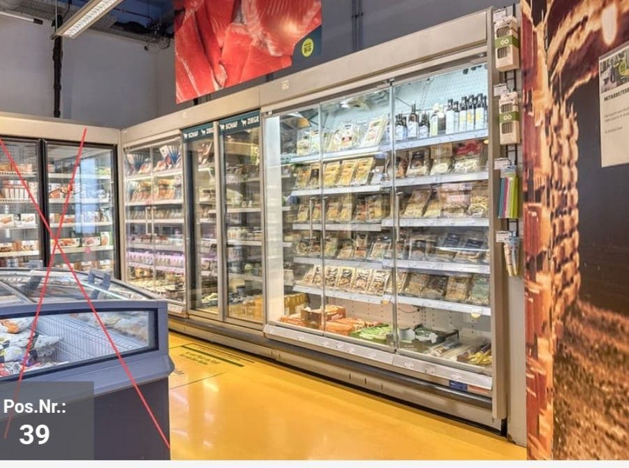 Vitrina frigorifica bauturi/lactate/ congelare