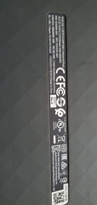 HP type C. Universal Dock 4K.