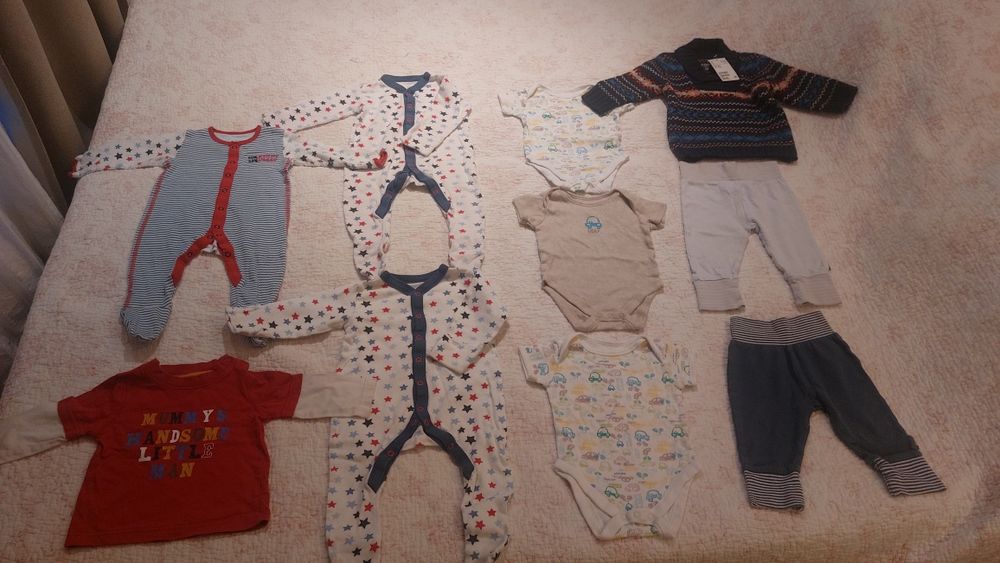 Бебешки зимни дрехи за момче и унисекс - 3-6 месеца