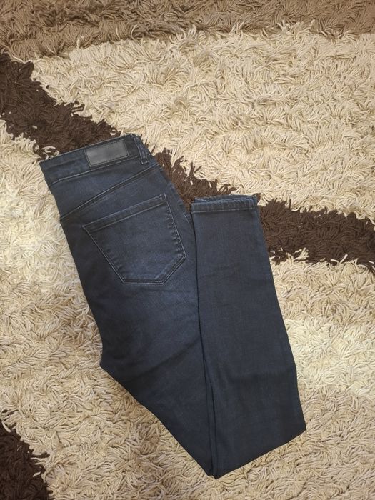 Blugi dama elastici, talie inalta