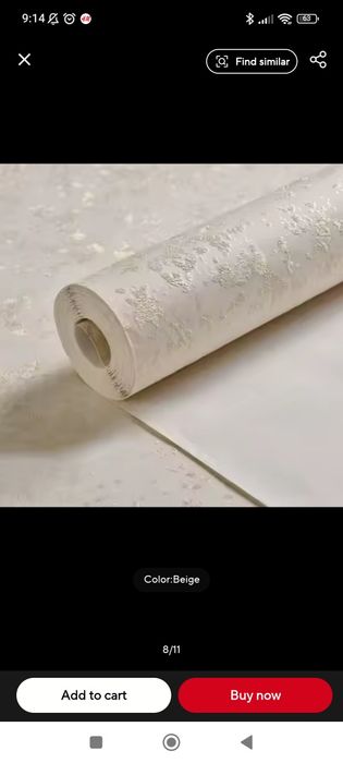 Тапет за стена в бежово