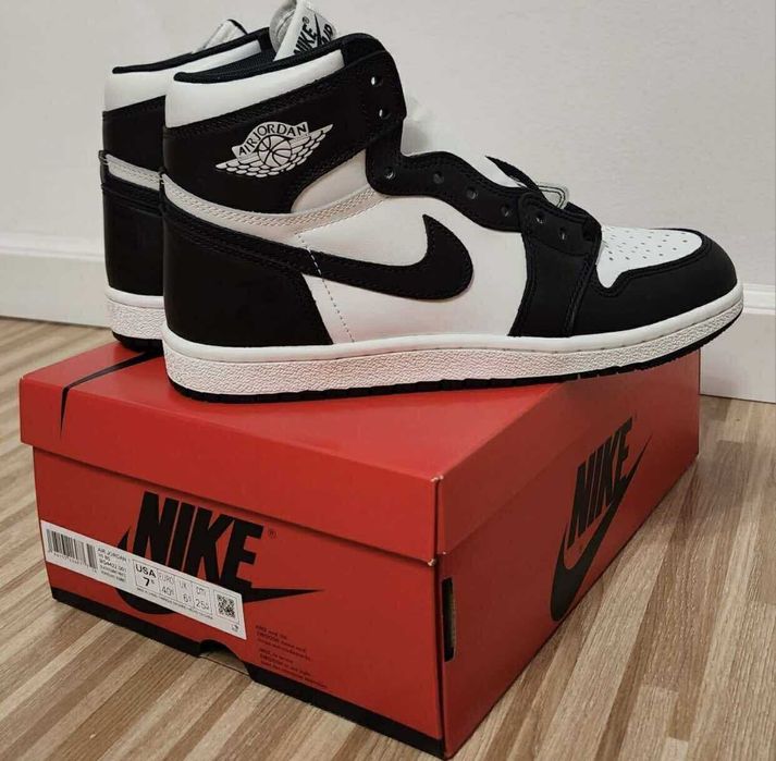 Ghete Jordan 1 Mid Black&White