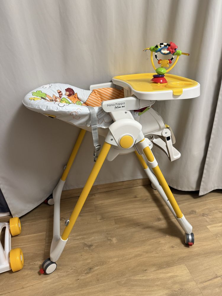 Стол за хранене Peg Perego Prima Pappa Follow me - Fox and Friends