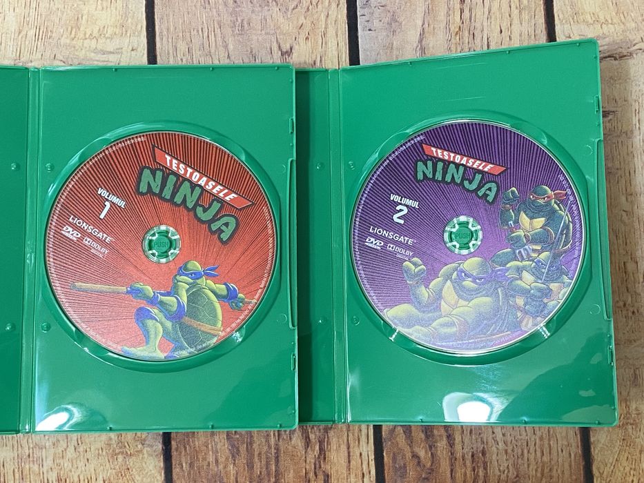 Testoasele Ninja dvd vol 1 + 2 in limba romana
