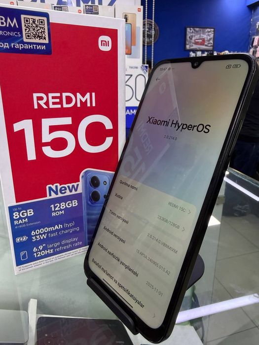 Redmi 15c  4/128
