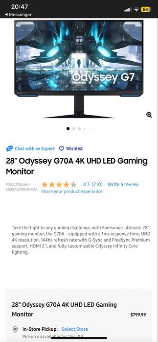 Monitor Gaming Curbat LED VA Samsung