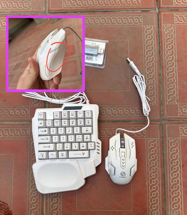 Pubg uchun klaviatura mishka, macro klaviatura