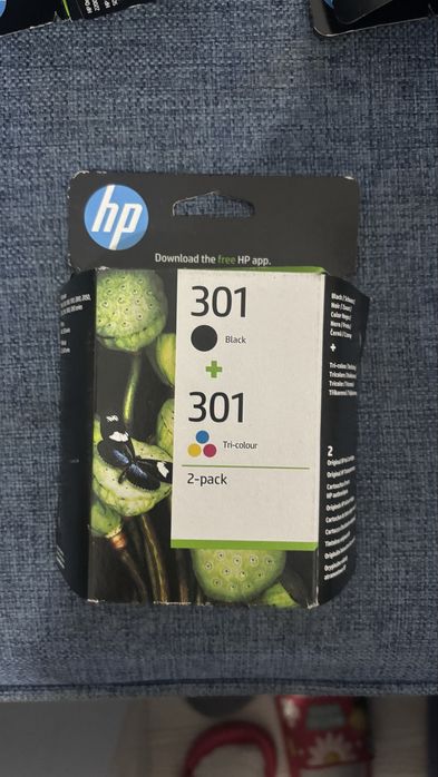 Set cartuse HP 301 negru+color