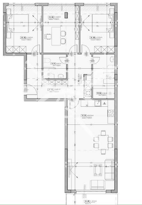Многостаен апартамент в Смирненски342-12309