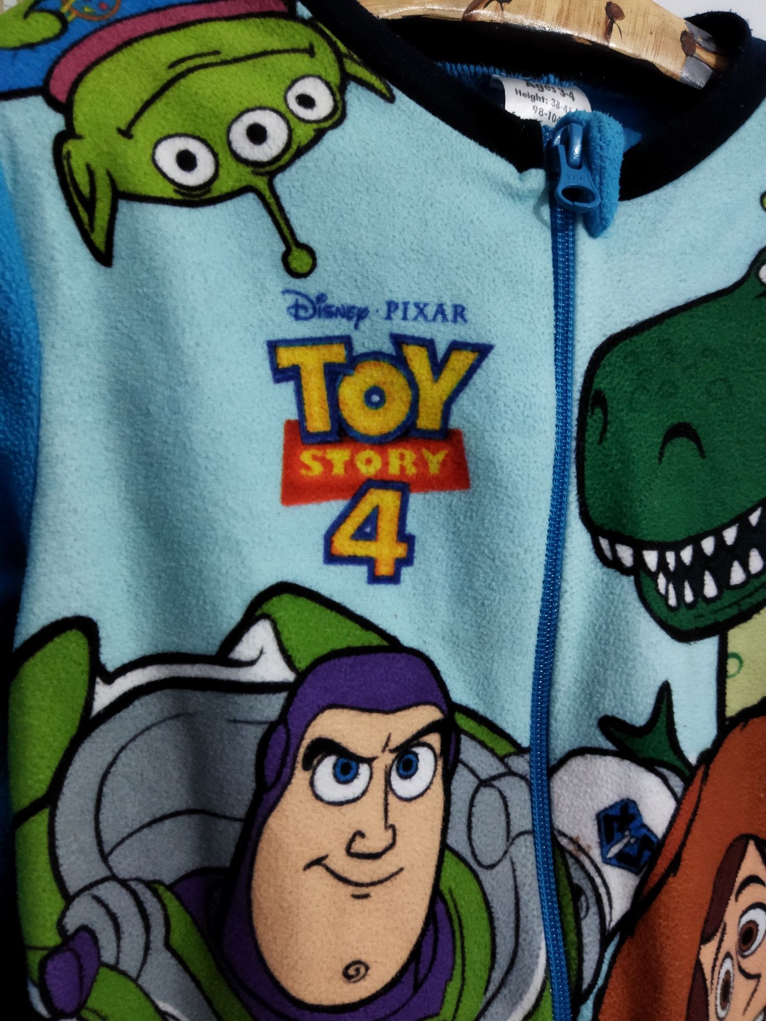 Salopeta pufoasa Toy Story pentru copii vârstă 3-4 ani mărimea 104