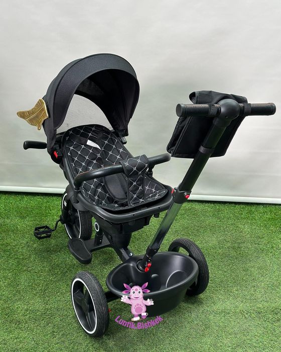 Детская велоколяска трёхколёсный велосипед Skillmax | Новое в упаковке