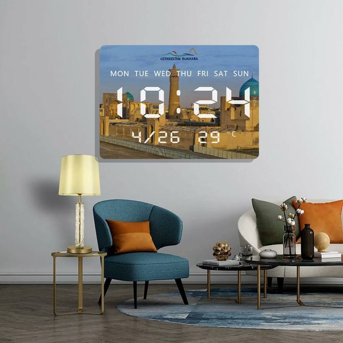 Электронный часы Uzbekistan