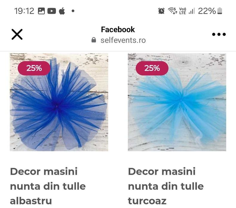 Vand Pampoane tull nunta/botez