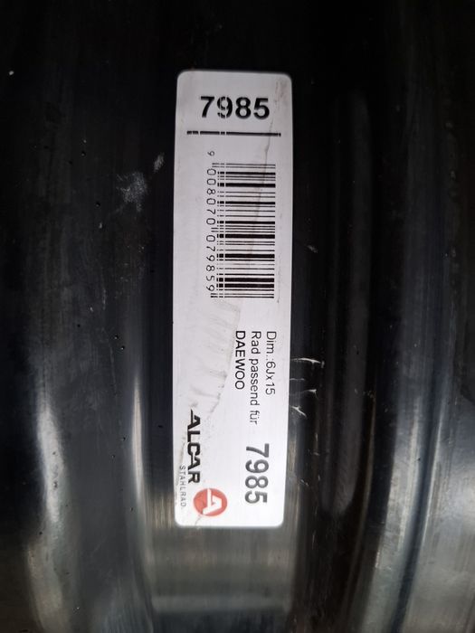 Продавам 2 бр железни джанти 4x114,3 15 цола 6 J* ЕТ 44 * ц.о 56,6 мм