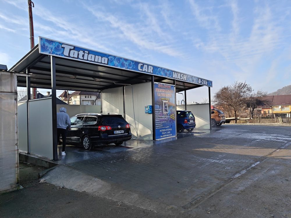 Spalatorie auto self service cu fise, bancnote, automatizari