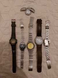 Lot 5 ceasuri defecte și o carcasa Seiko de ceas de dama