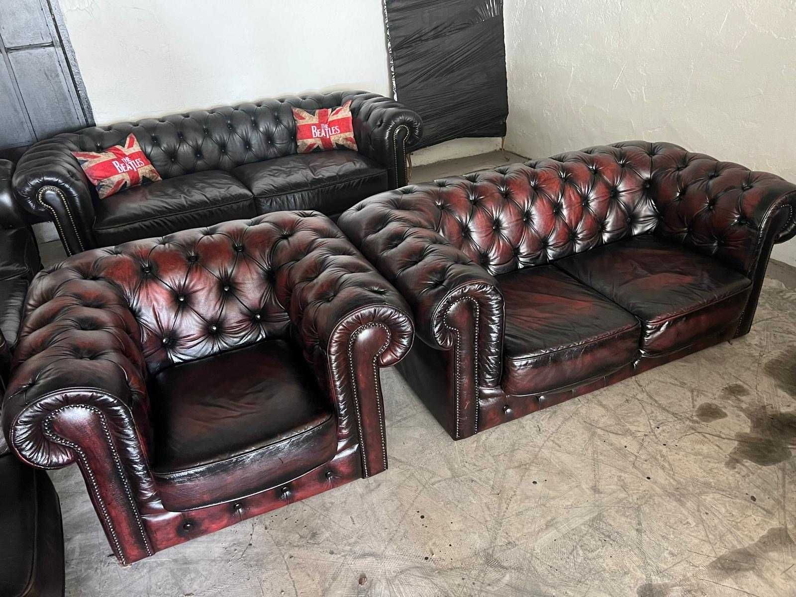 Canapea Chesterfield+1 Fotoliu!