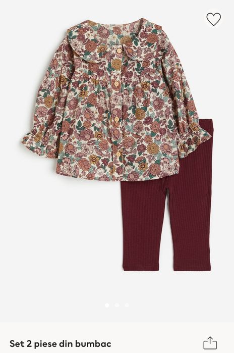 Set costum hm H&M 98 2-3 ani