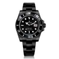 Rolex Submariner Date Black PVD/DLC Coated Stainless Steel!