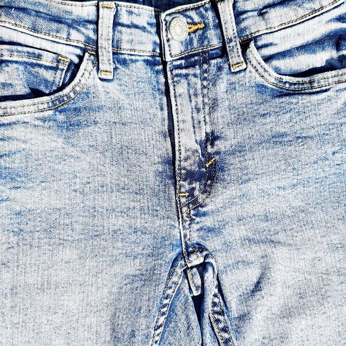 Blugi H&M 6-7 ani, 116-122, fete, bumbac, elastici