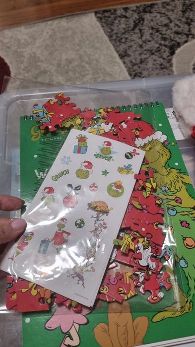 Set de.craciun carte +puzzle