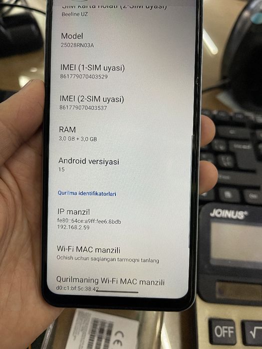 Redmi a5 sotiladi