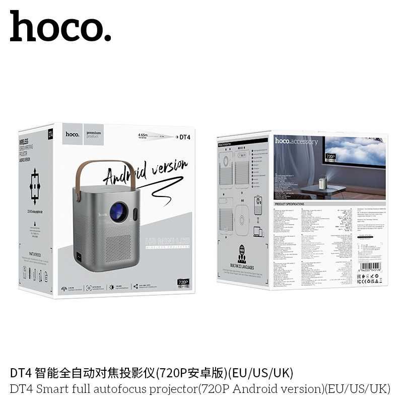 Hoco DT4 проектор Intelligent Fully Automatic Focus 720P Android