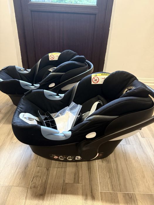 Set complet Gemeni format din carucior Mast3 si scoica Cybex