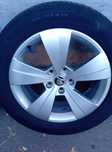Jante skoda 5x112 17 originale bonus anvelope 215 55 17,bune