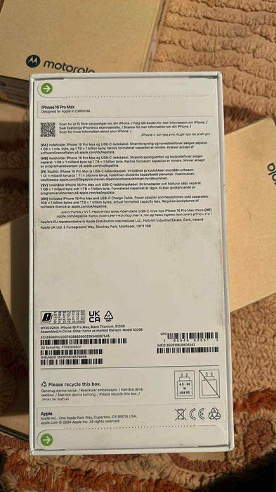 Iphone 16 pro max 512 gb