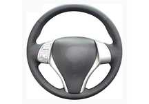 Кожен калъф за волан шиещ, Nissan X-Trail, Qashqai 2014-2017 г.