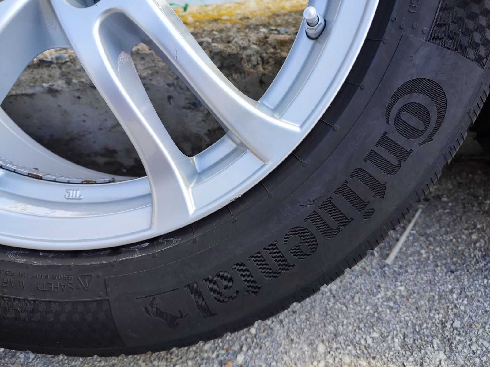 262 - 4бр. Алуминиеви джанти 17'' 5x108 с гуми 215/65R17 OpelGrandland