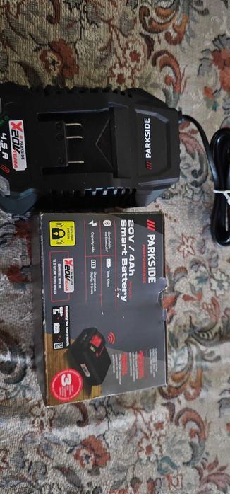 baterie smart 4ah parkside si incarcator