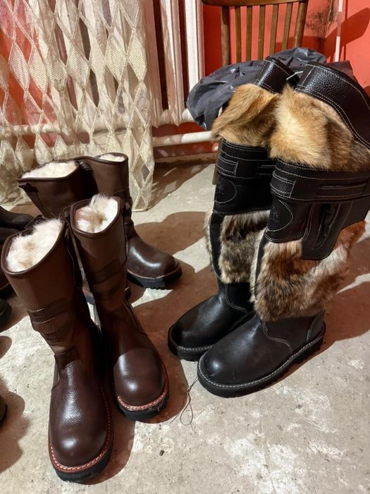 Натуральный кожанный Унты с Монголий всякий модели есть