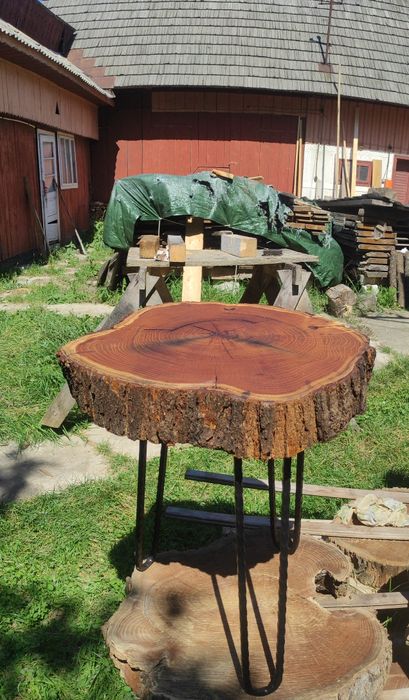 Masa de cafea din lemn masiv